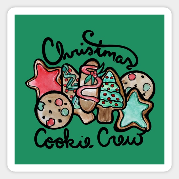 Christmas Cookie Crew Magnet by bubbsnugg